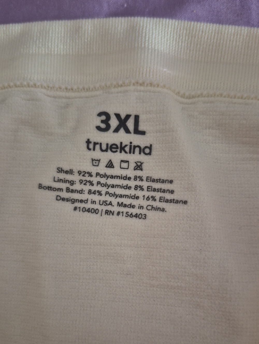 Truekind Strapless Convertable Bra in Cream - 3XL - Picture 3 of 4